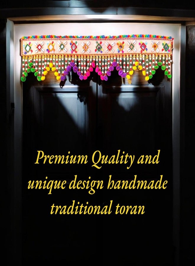 DK trades® Best Handmade Entrance Main Door Hanging Toran Art Bandarwal for House Decoration, Diwali Decoration Toran | Hangings for for Mandir - Image 3