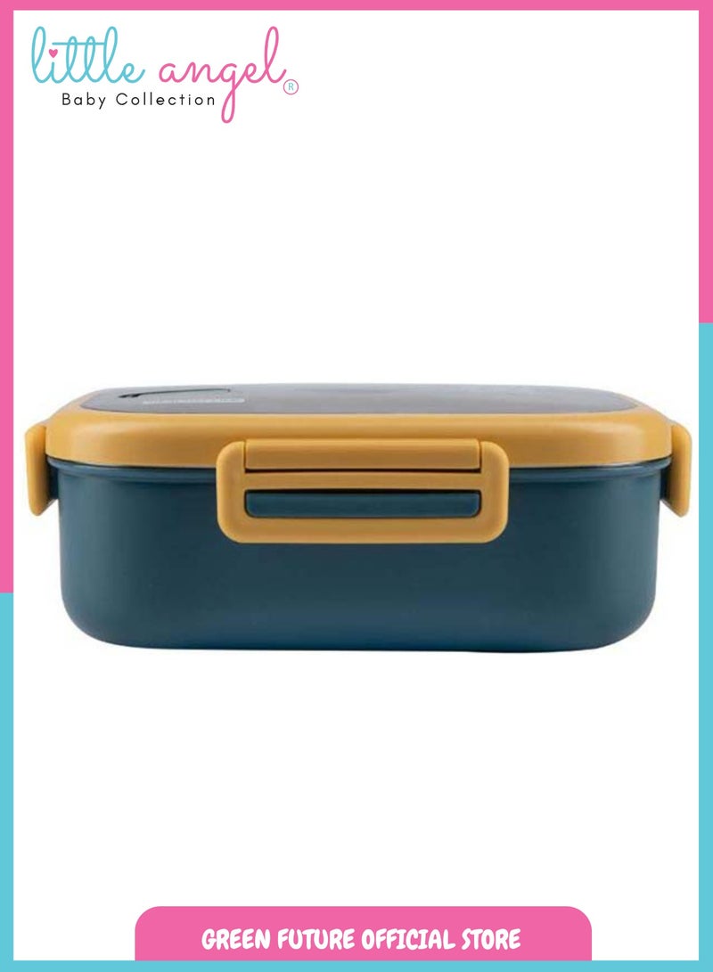 Little Angel Premium Stainless Steel Lunch Box - 2 Compartments - Image 2