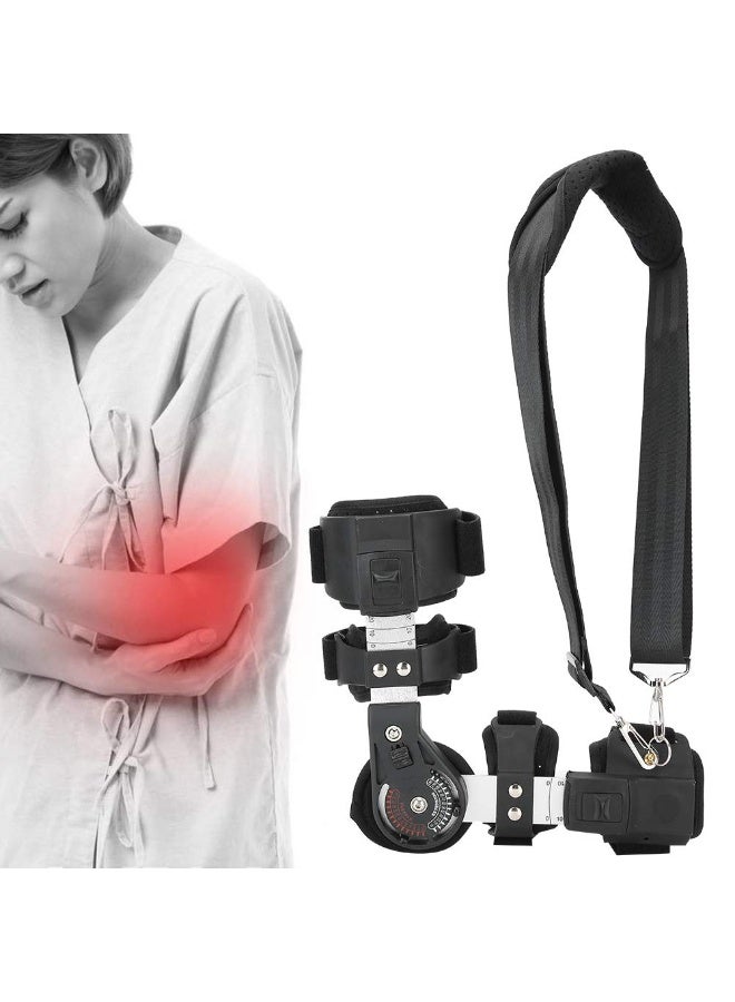 دعامة كوع قابلة للتعديل مع حمالة تثبيت - دعم تأهيلي مريح لكسور الكوع والتعافي اليومي - Image 4