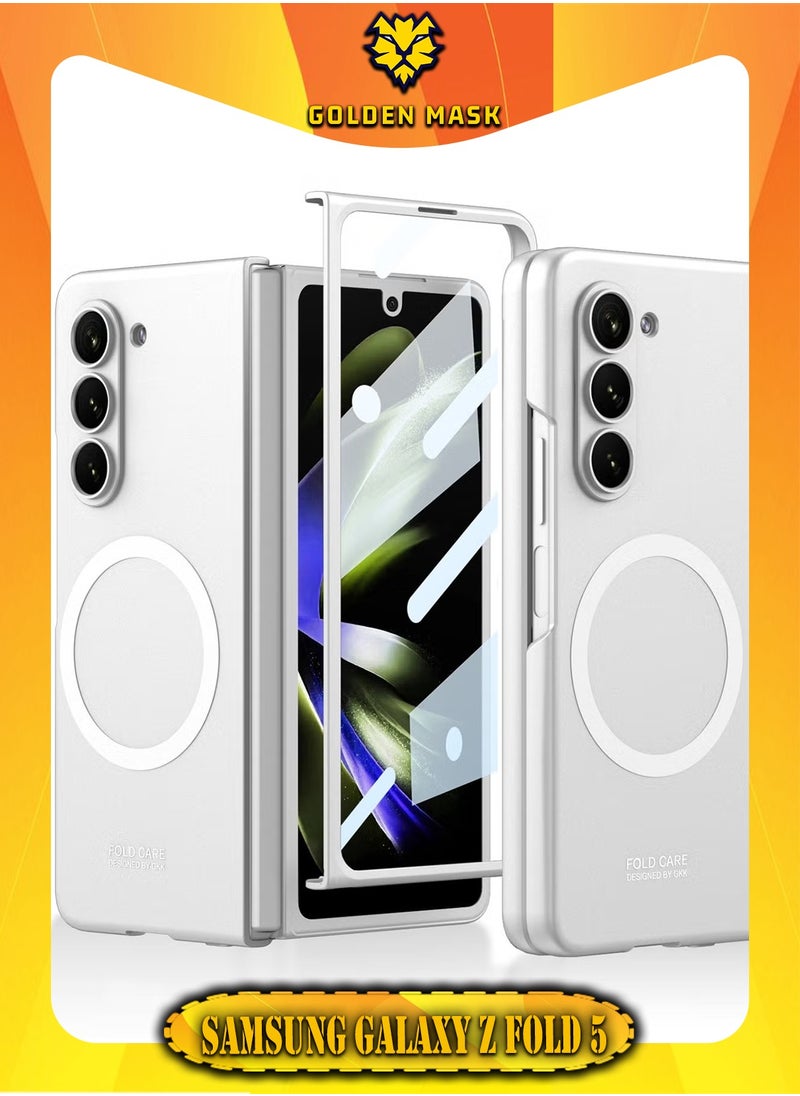 GKK - Gkk Compatible With Samsung Galaxy Z Fold 5 Mag_esaffe (silver) - Image 1