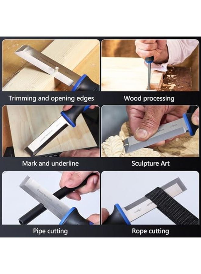 Professional Wood Carving Chisels Set with Comfortable Handle for Home Improvement - Image 3