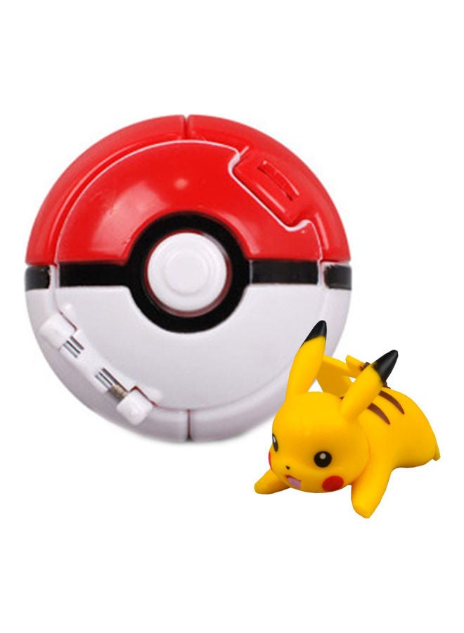 NIBEMINENT Pikachu and Poke Ball Action Figure - Image 1