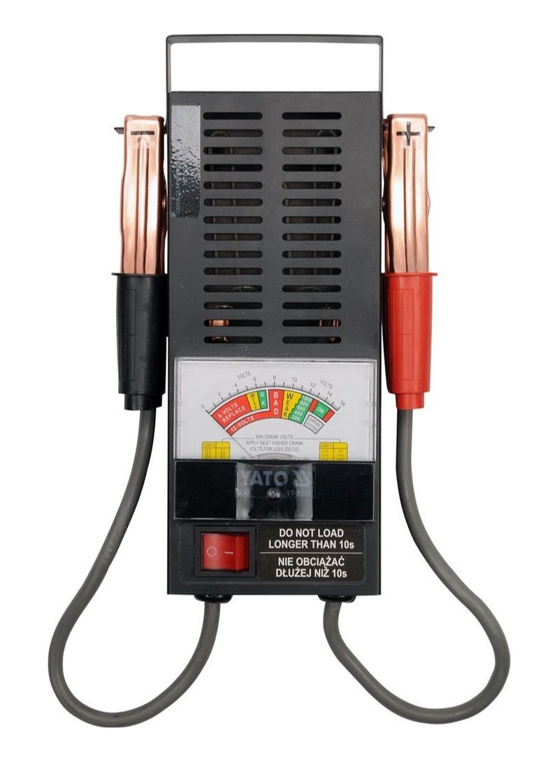 YATO Analogue Battery Tester 6/12V