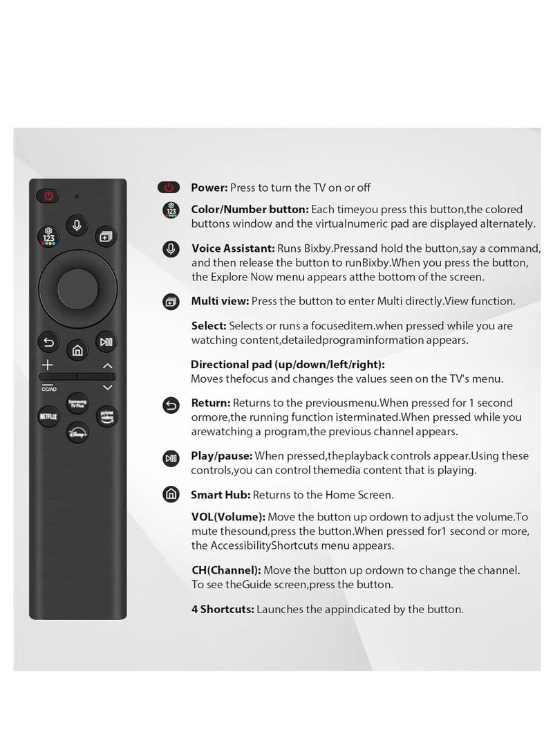 Raxoom Original Samsung Smart TV Remote – Solar Charging & Voice Control - Image 5