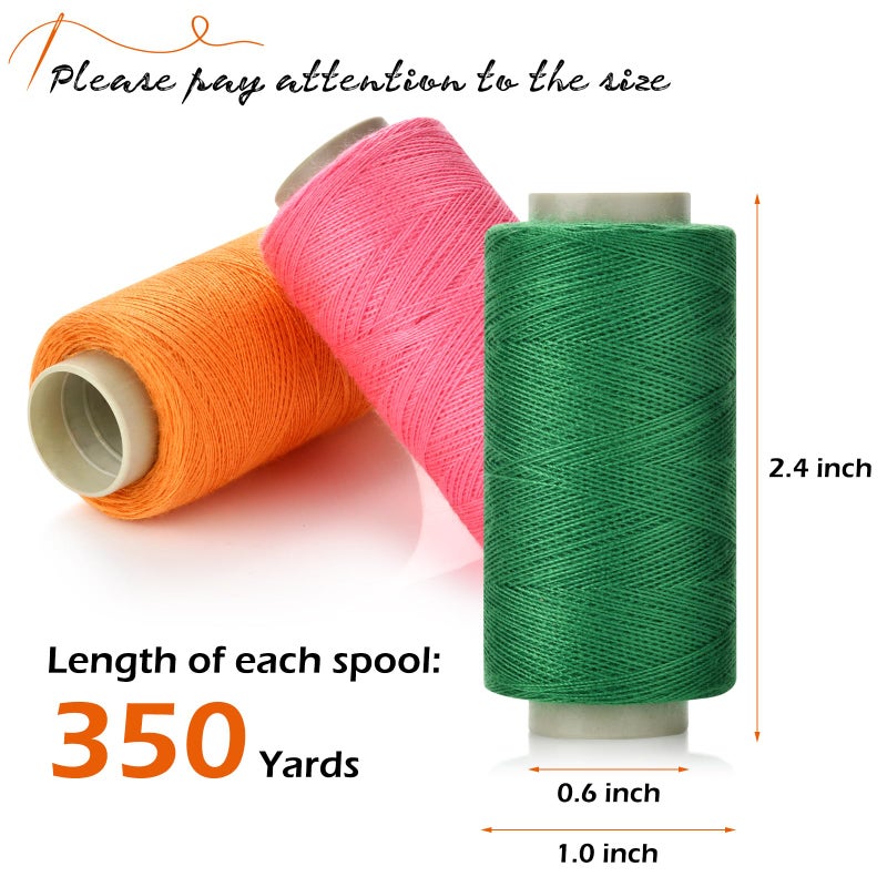 Wteehn 12 Color Sewing Thread Kit, Needle and Polyester Threads Small kit, with Needle Threader for Hand & Machine, DIY and Home - Image 2