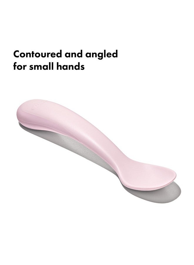 أوكسو توت ملاعق سيليكون أوكسو توت - عبوة من قطعتين - لون زهري وأوبال - Image 3