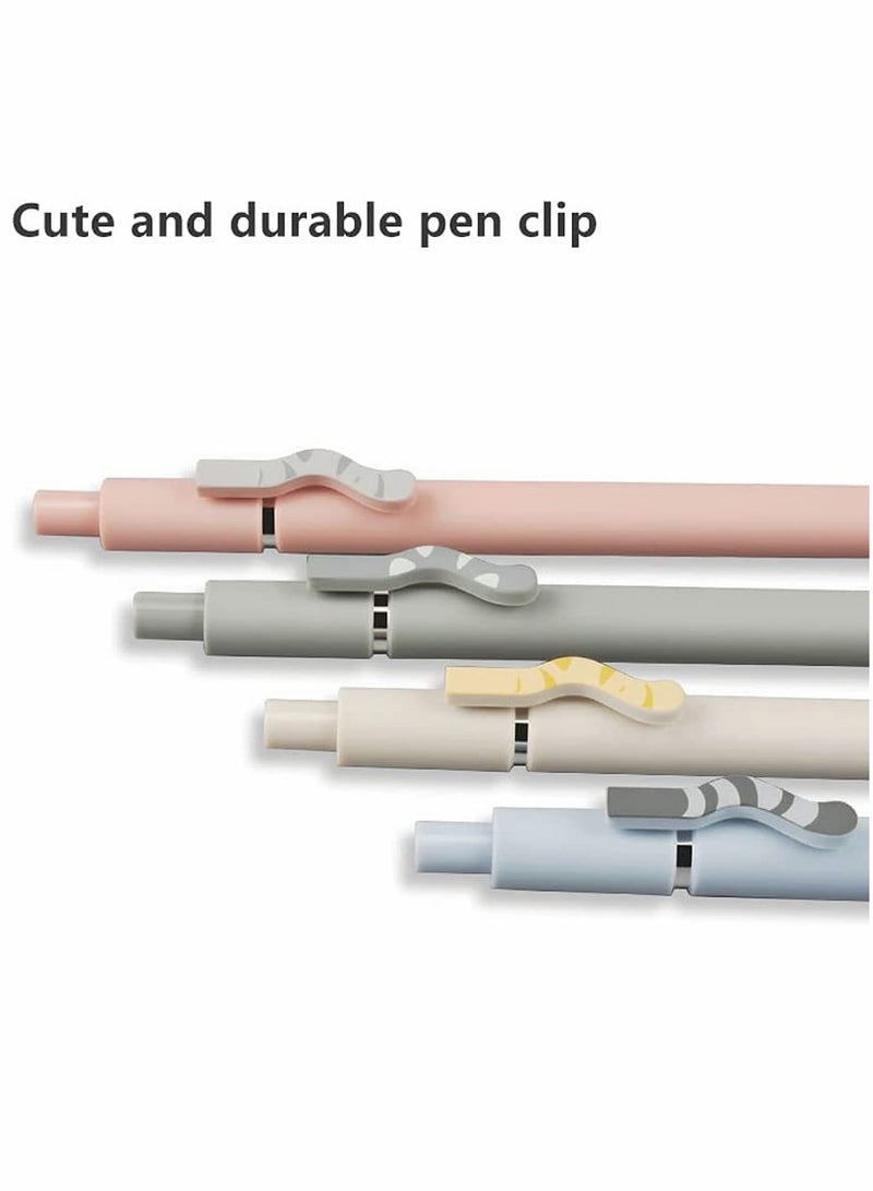 KASTWAVE 8PCS Cute Cat Press 0.5 Gel Pen, Boxed Pen, Office Pen, Quick-Drying Neutral Pen, Retractable Gel Ink Black Pen Rollerball Pens, for Cat Lovers Kids Stationery School Office Supplies - Image 5