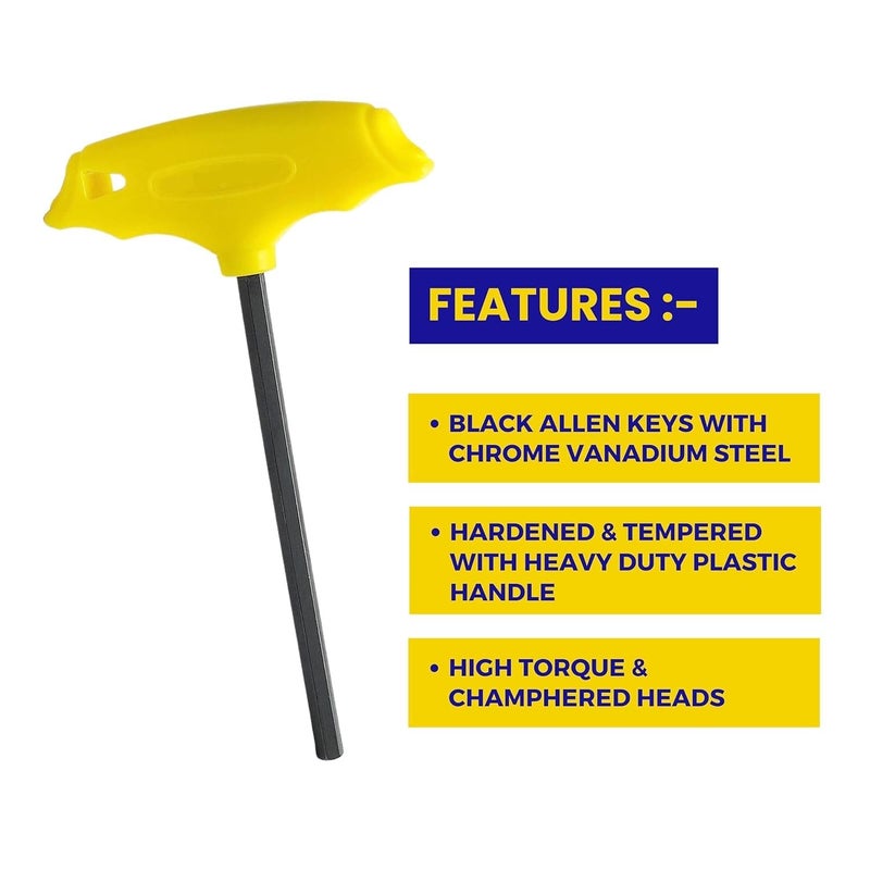 4 NEX Heavy Duty CRV T-Type Hex Allen Key (3 MM) - Image 3