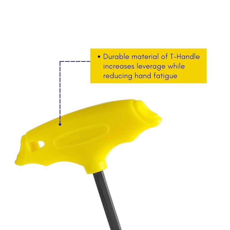 4 NEX Heavy Duty CRV T-Type Hex Allen Key (3 MM) - Image 4