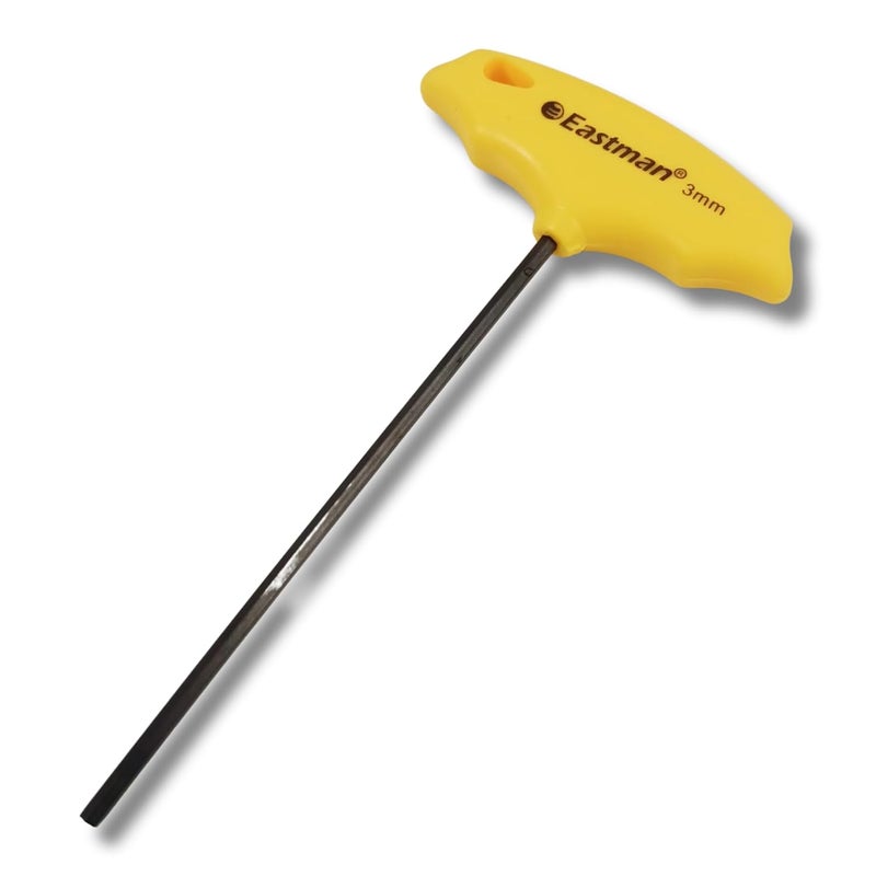 4 NEX Heavy Duty CRV T-Type Hex Allen Key (3 MM) - Image 1