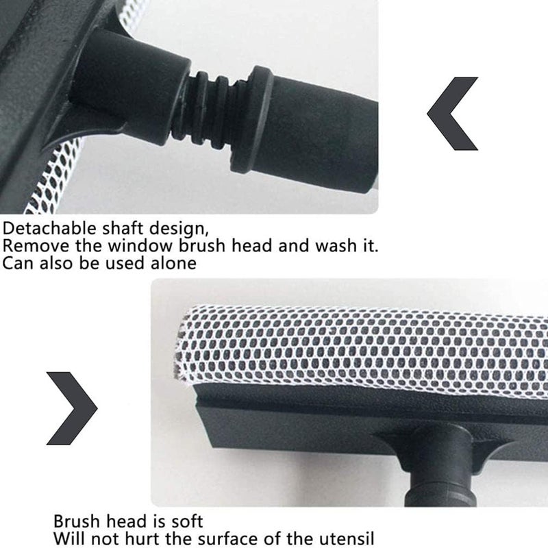 klarako Window Squeegee - Professional Double Glazed Window Glass, Window Cleaner Shower Glass Wiper Scraper Cleaner for Glass Car Window - Image 5