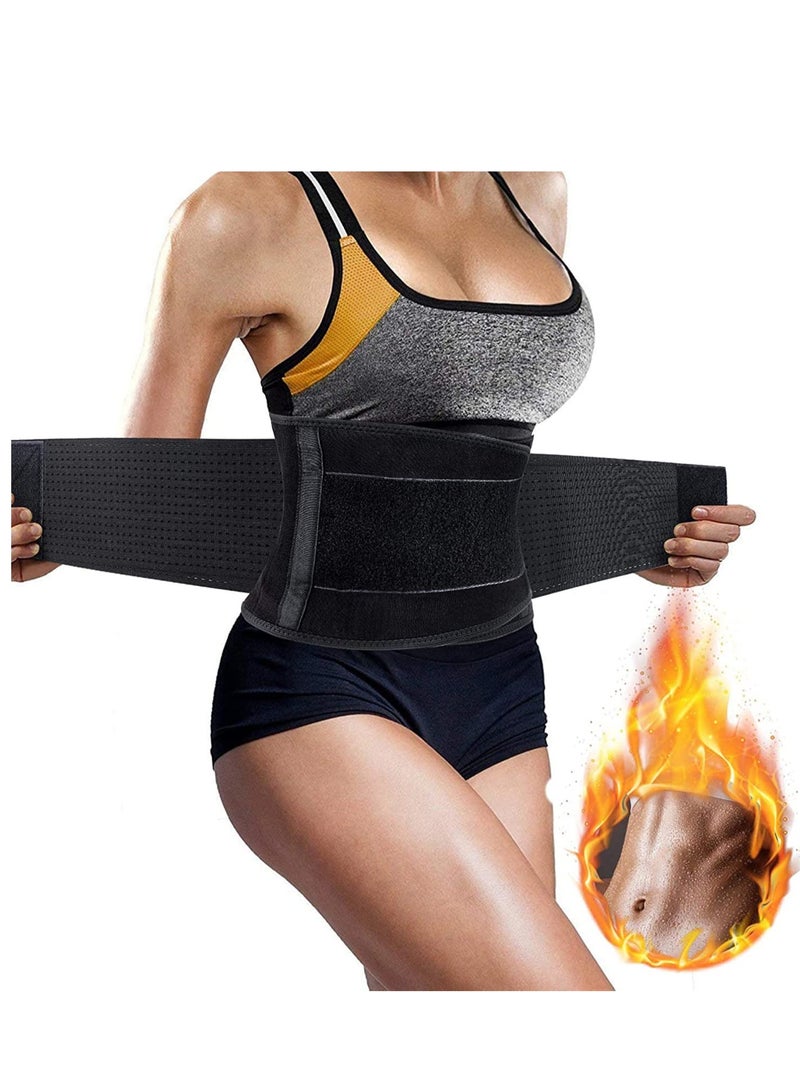 Lumbar Lower Back Brace Support Belt for Pain Relief Herniated Disc Sciatica Scoliosis Slimming Body Shaper, Adjustable Workout Waist Trimmer Women Men Weight Loss M - Image 1