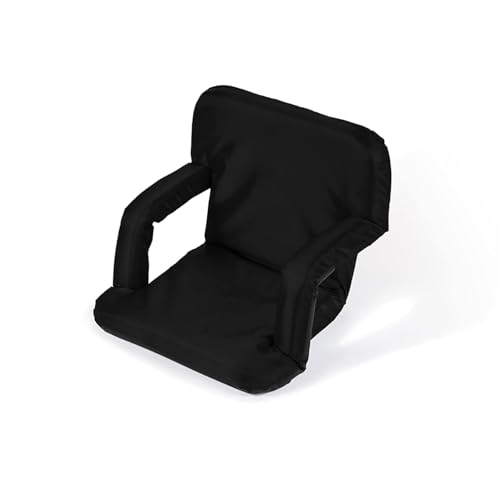 Trademark Innovations Portable Multiuse Adjustable Recliner Stadium Seat by Trademark Innovations (Black) - Image 1
