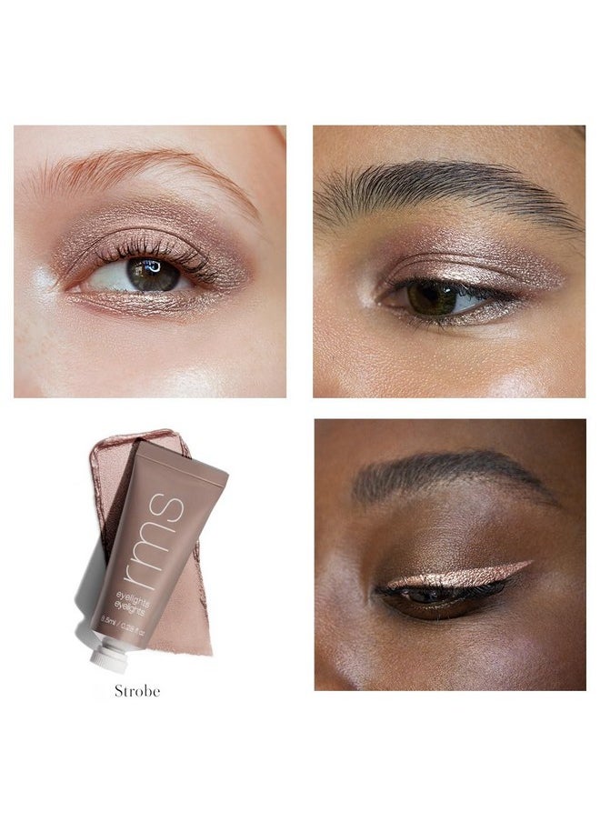 RMS Beauty RMS Beauty Eyelights Cream Eyeshadow - Metallic Eyeshadow, Clean Eyeshadow Makeup, GMP Certified Cruelty Free Makeup, Clean Beauty Eye Shadow  - Image 2