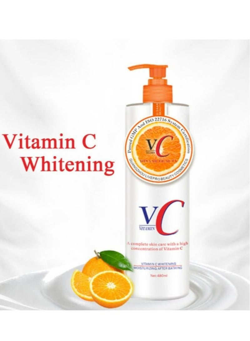 Disaar Vitamin C Skin Whitening Body Lotion 480ml - Image 1
