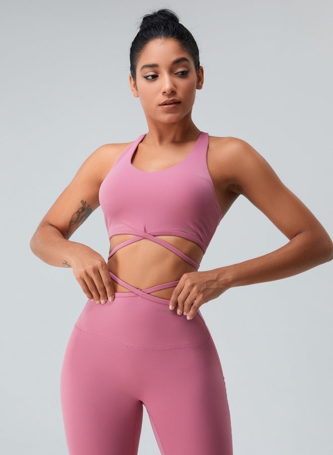 KAWN.YOGA Womens X Back Sports Bra  - Image 2