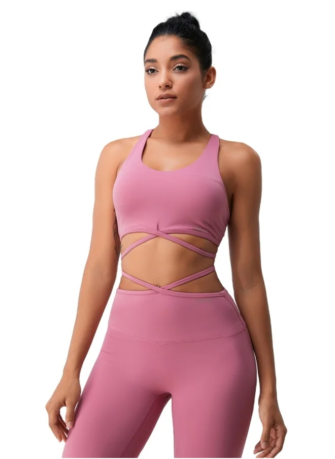 كون.يوغا Womens X Back Sports Bra