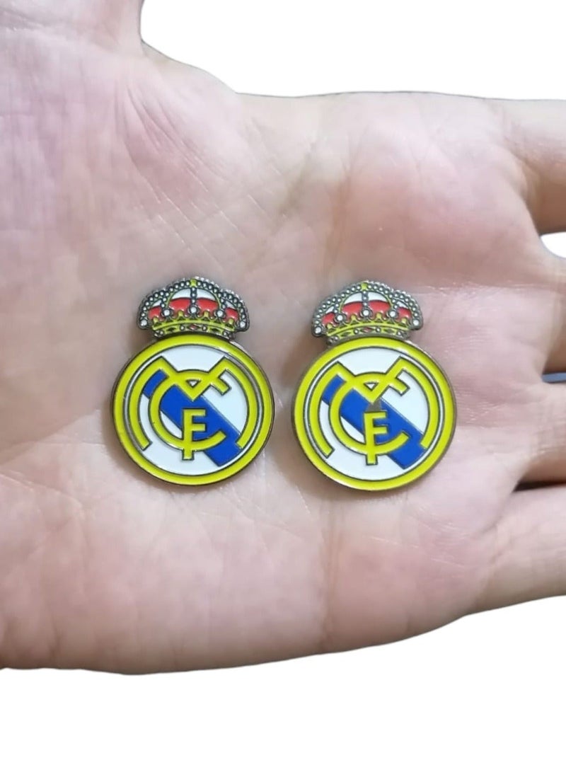 2 Pieces of Real Madrid Metal Sticker for Mobile or Any Smooth Surface - Image 1