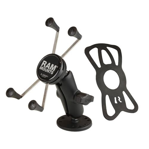 RAM MOUNTS X-Grip Large Phone Mount with Drill-Down Base RAM-B-138-UN10 with Medium Arm - Image 2