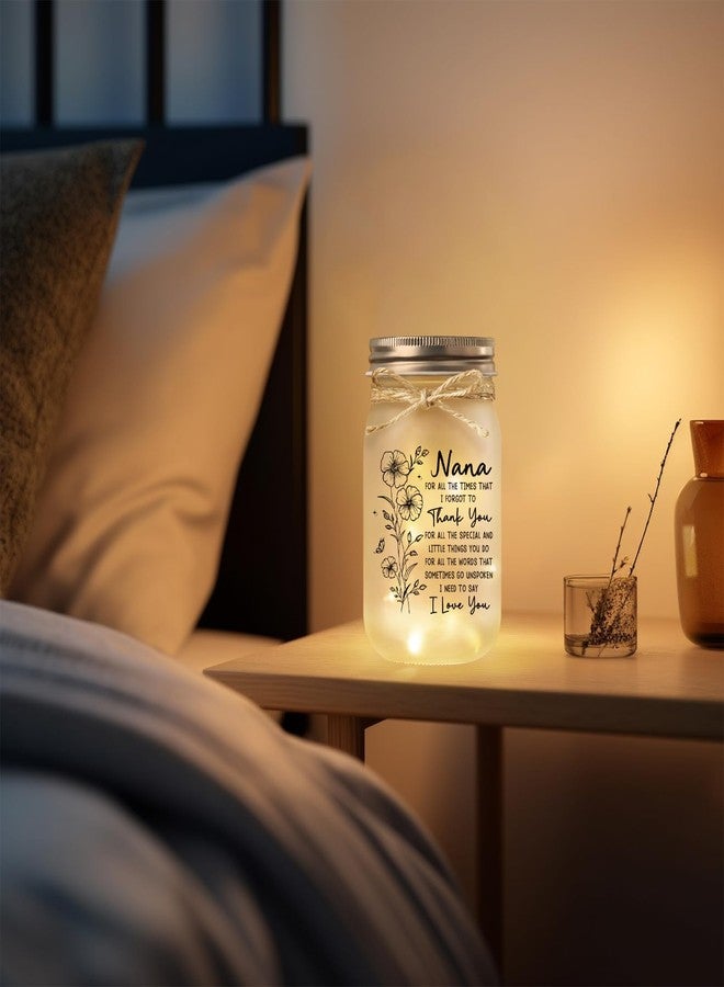 BeneCharm هدايا بيني تشارم للجدة، هدايا عيد ميلاد للجدة، مصباح ليلي مزخرف على شكل مرطبان للجدة، هدية عيد ميلاد للجدة من الأحفاد، هدايا للجدة في عيد الأم وعيد الشكر وعيد الميلاد - Image 4
