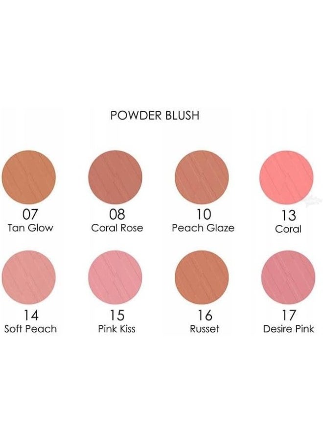 Golden Rose Golden Rose Powder Blush Soft & Silky - No. 10 Peach Glaze  - Image 3