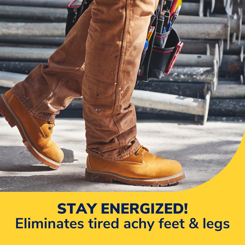 Dr. Scholl's Dr. Scholl's Work Insoles (Pack) // All-Day Shock Absorption and Reinforced Arch Support That Fits in Work Boots and More (for Men's 8-14, Also Available for Women's 6-10) 1 Pair (Pack of 2) 2 Count  - Image 4