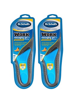 Dr. Scholl's Dr. Scholl's Work Insoles (Pack) // All-Day Shock Absorption and Reinforced Arch Support That Fits in Work Boots and More (for Men's 8-14, Also Available for Women's 6-10) 1 Pair (Pack of 2) 2 Count  - Image 1