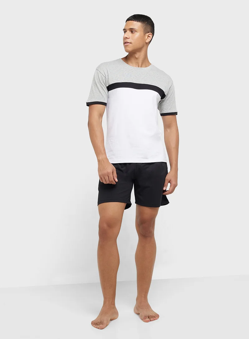 Seventy Five Nightwear T-Shirt & Shorts Set
