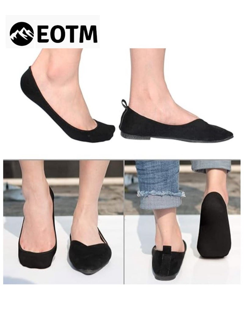 EOTM 6 Pairs Non Slip Invisible Ultra Low Cut No Show Socks For Women - Image 4