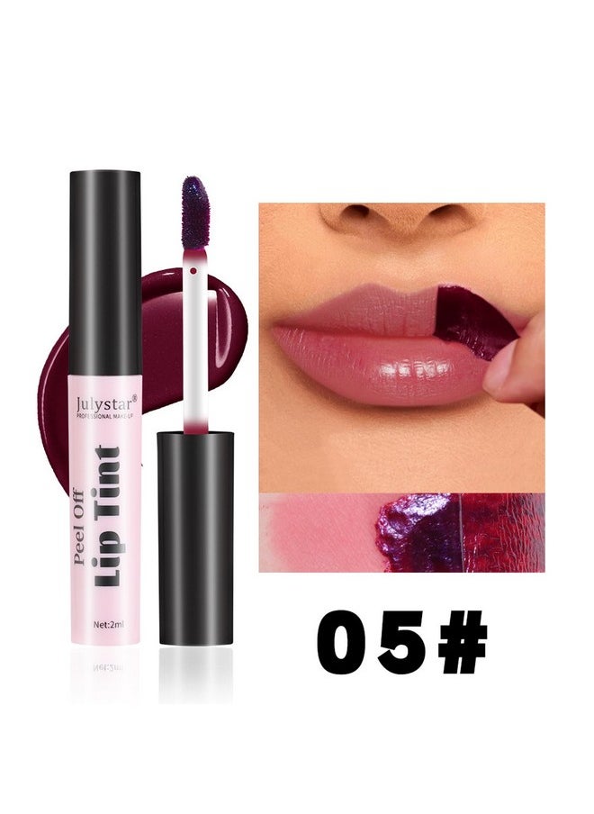 SWETIYOU SWETIYOU Peel Off Lip Stain, Long Lasting Waterproof and Transfer Proof Lip Tint, Matte Finish Peel Off Lip Stain, Non-stick Cup Peel Off Lipstick Lip Makeup for Women Girls  - Image 2