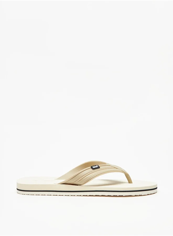 Lee Cooper Men's Solid Slip-On Thong Slippers