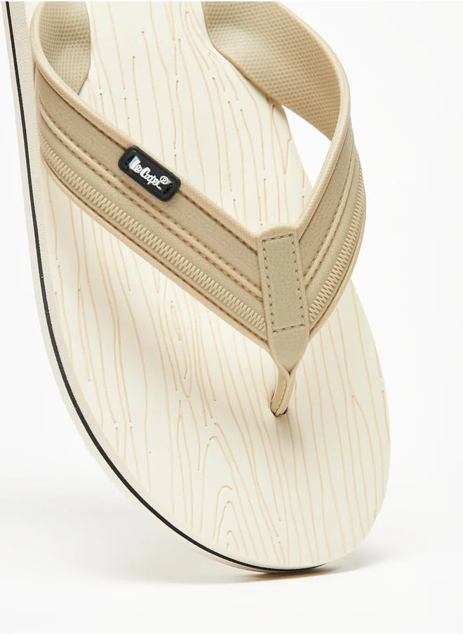 Lee Cooper Men's Solid Slip-On Thong Slippers