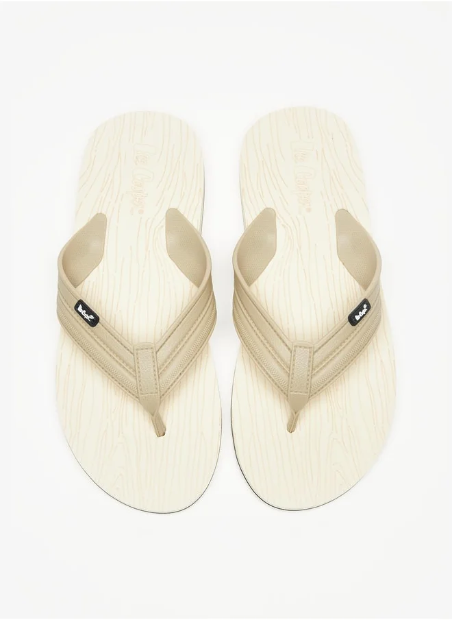 Lee Cooper Men's Solid Slip-On Thong Slippers