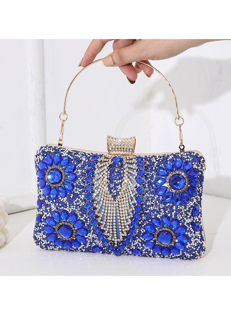 Fashion Diamond Encrusted Evening Clutch Bag - Image 1