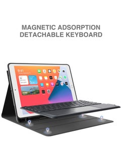 Other Manufacturer Keyboard Case with Touchpad for iPad 10.2 Inch 9th Generation 2021 8th Gen 2020 7th Gen 2019 Magnetically Detachable Wireless Keyboard Case for iPad New 10.5 Inch Trackpad & Pencil Holder Black  - Image 4