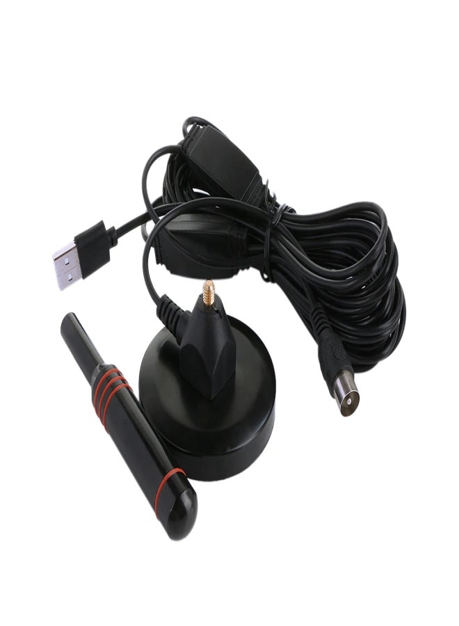 HDTV015 25dB Indoor Digital TV Aerial Digital HDTV Antenna 50Miles Range Double Signal Amplifiers Booster VHF UHF Antenna - Image 1