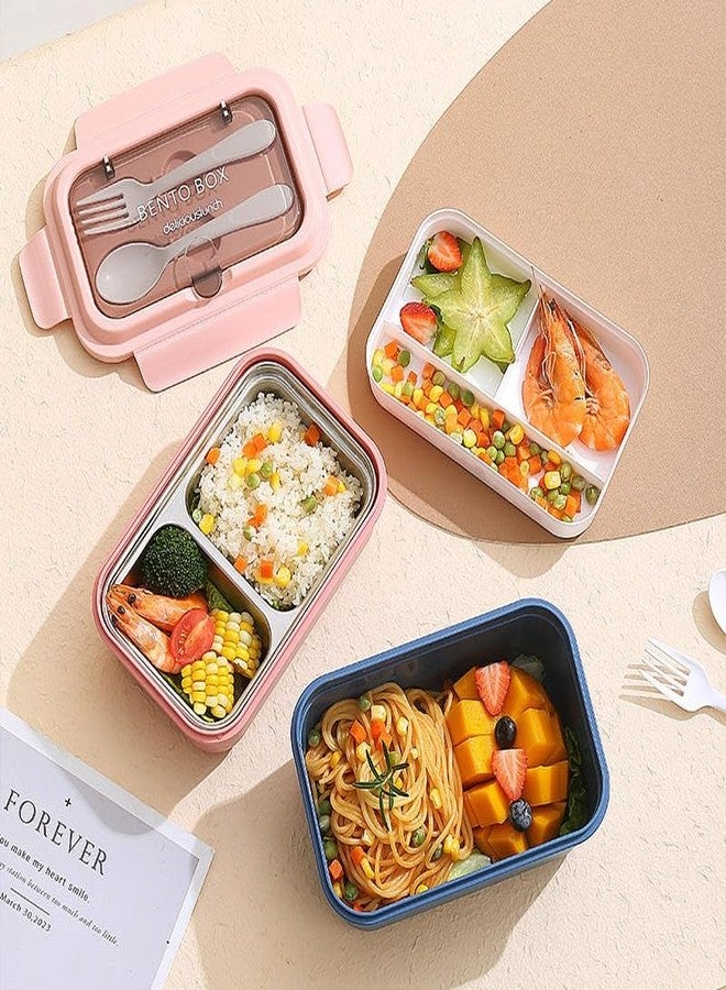 Stavae Stainless Steel Lunch Box with Silicone Sleeve Food Box Food Storage Containers Leak Proof, Reusable and Microwavable Ideal for Work & Travel On The Go Meal Prep Dishwasher Safe - Image 2