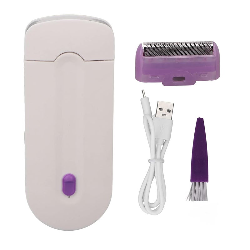 klarako Electric Hair Removal Machine, USB Women Body Hair Shaver Waterproof Hair Removal Device Compact Hair Shaver Remover Trimmer Epilator Hair Removal Trimmer - Image 2