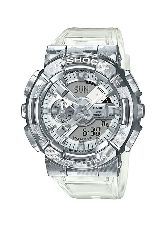 كاسيو ساعة يد من الراتينغ بعقارب ورقمي GM-110SCM-1ADR - Image 1