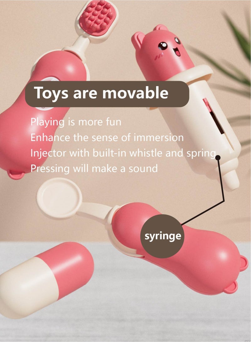 Kids Doctor Play Set - 11Pcs Pretend Medical Kit with Realistic Tools | Educational Role Play Toy for Boys & Girls 3+ | Extra Safe & Durable Design for Preschool Learning - Image 3