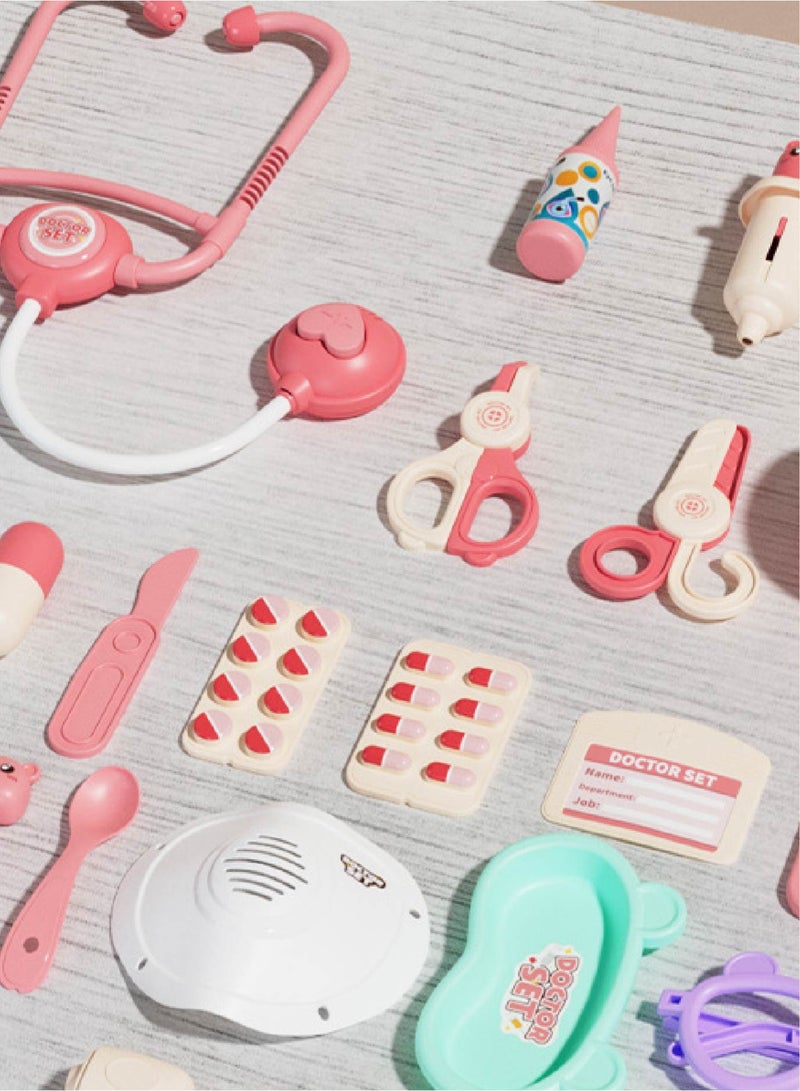 Kids Doctor Play Set - 11Pcs Pretend Medical Kit with Realistic Tools | Educational Role Play Toy for Boys & Girls 3+ | Extra Safe & Durable Design for Preschool Learning - Image 5