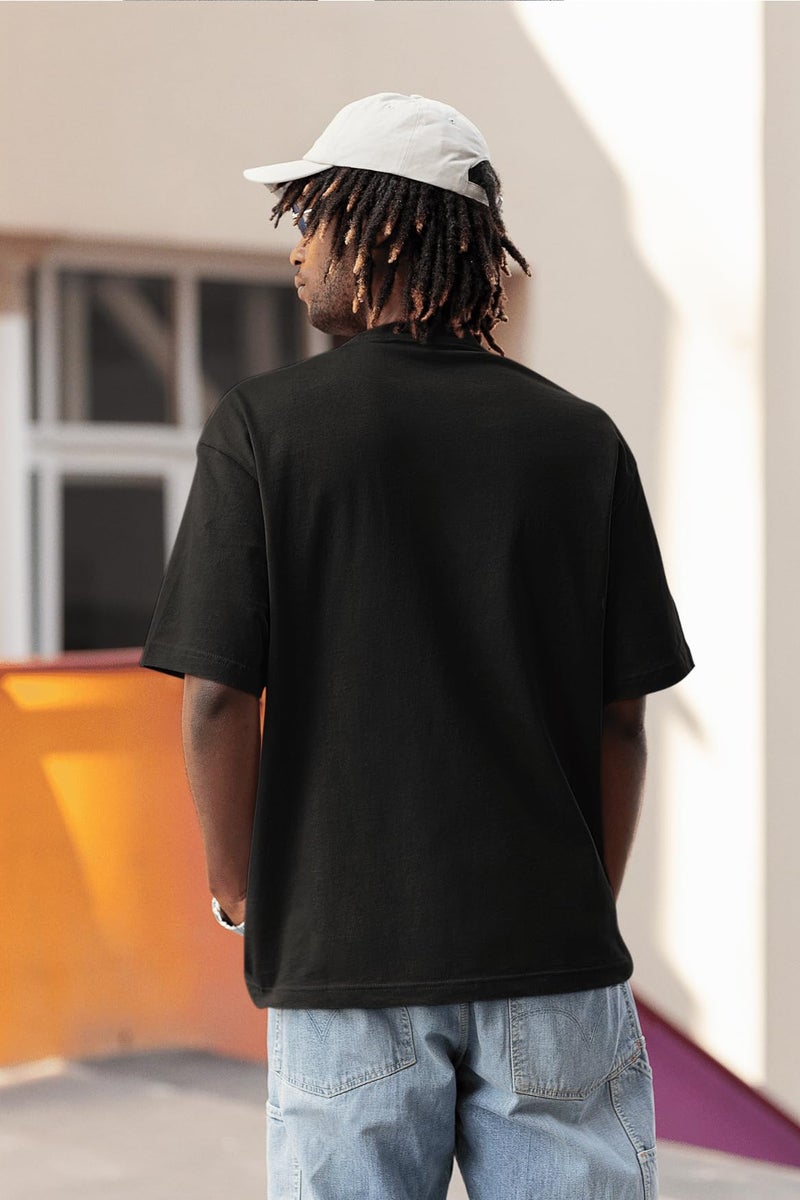 CAPTCHA Men's Oversized Tshirt in Black Color - Travis Scott | Astroworld (Small) - Image 4