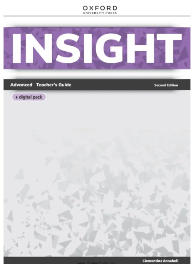 Oxford Insight- conversational English course_2ed_advanced_teachers_book-SECOND EDITION - Image 1