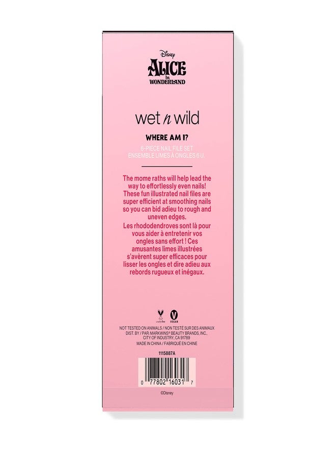 wet n wild Where Am I? 6-Piece Nail File Set Alice In Wonderland Collection - Image 5