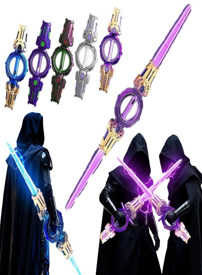 Scribify LED Light Up Toy Sword for Kids, Rechargeable Glow Sword with Color Changing Lights, Cosplay Costume Weapon for Halloween, Parties & Role Play - Image 1