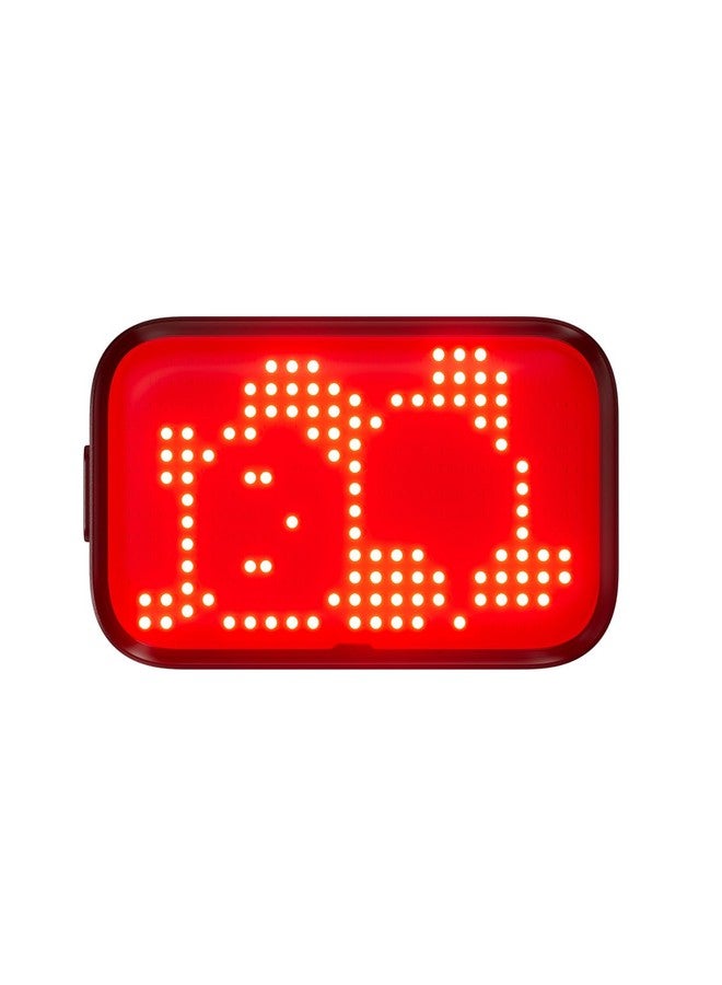 iGPSPORT ET6 Emoji Rear Bike Light, Brake Warning 1.2KM Visible Auto On/Off Waterproof Bike Tail Light - Image 1