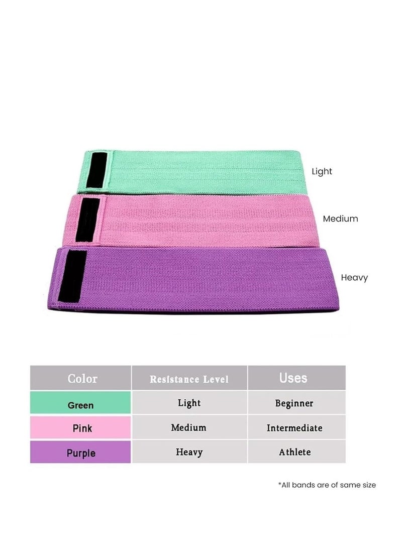 Dubkart 3-Piece Resistance Band Set 13.6x1x3.15inch - Image 2