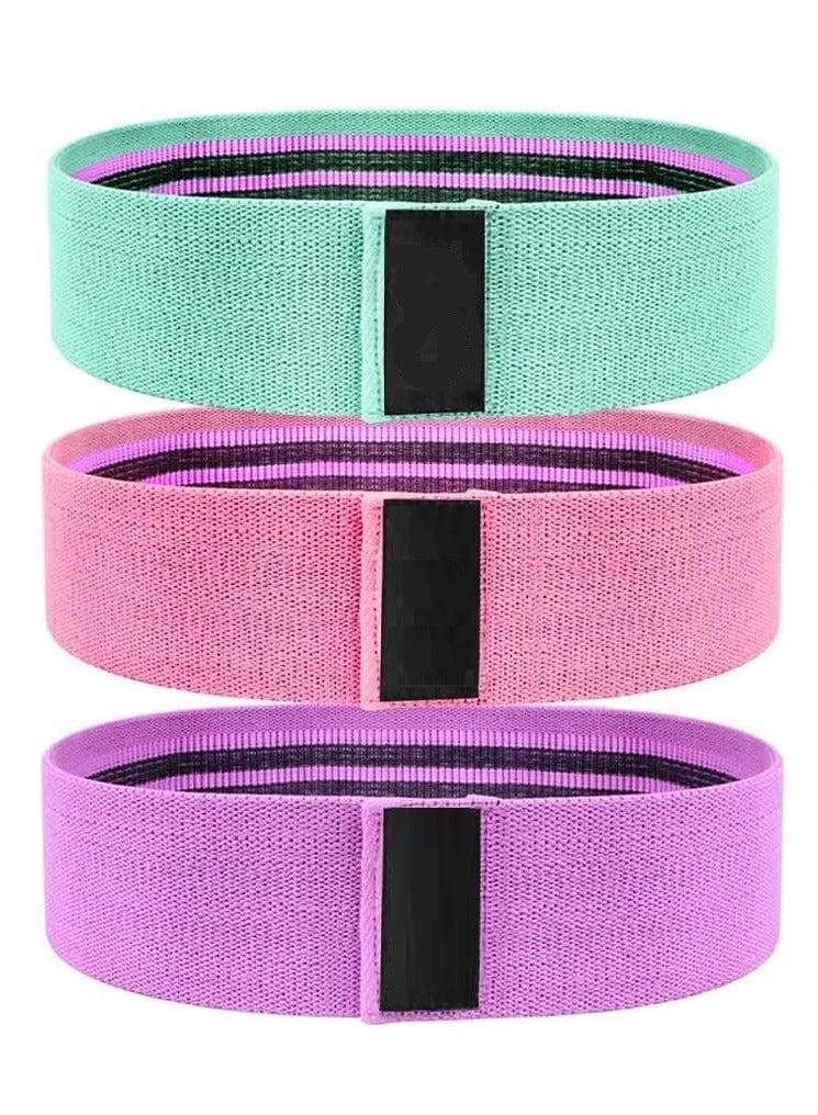 Dubkart 3-Piece Resistance Band Set 13.6x1x3.15inch - Image 1
