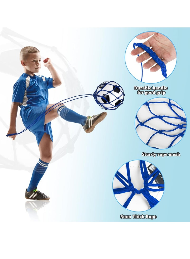 2 Pack Football Kick Trainer Soccer Ball Net Kicker, Fits Ball Size 3, 4, 5, Solo Soccer Kick Practice Training Aid for Youth Adults - Image 2