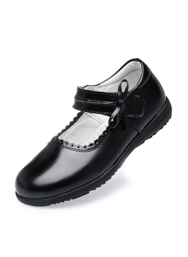 Shougu New Girls' Leather Shoes 